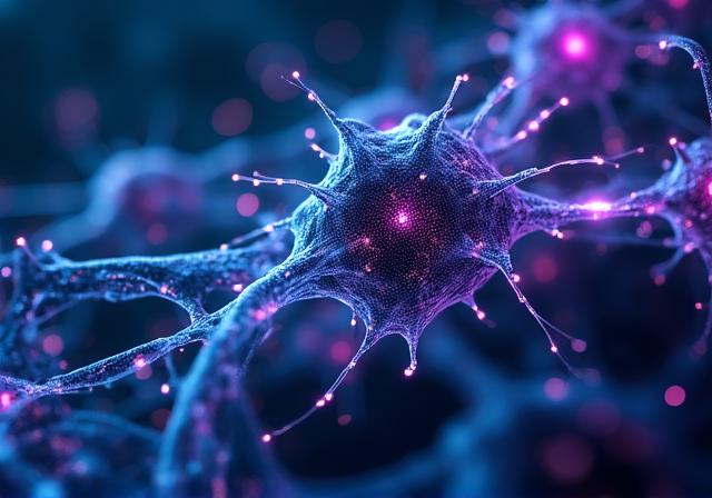 Abstract representation of custom AI architecture